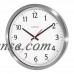 La Crosse Technology 404-1235UA-SS 14" UltrAtomic Analog Wall Clock, Silver   555487113